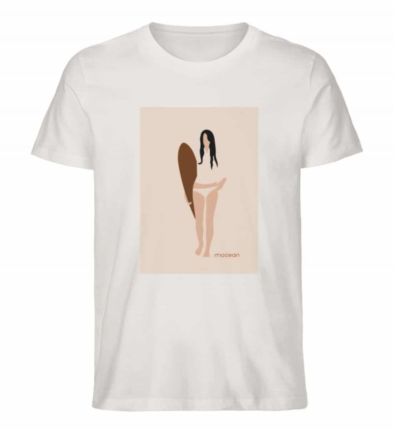 Boho Surfgirl - Unisex Bio T-Shirt - vintage white