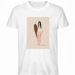 Boho Surfgirl – Unisex Bio T-Shirt – white