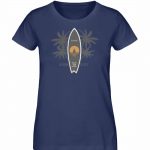 Burn to Ride – Damen Premium Bio T-Shirt – french navy