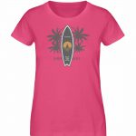 Burn to Ride – Damen Premium Bio T-Shirt – pink punch