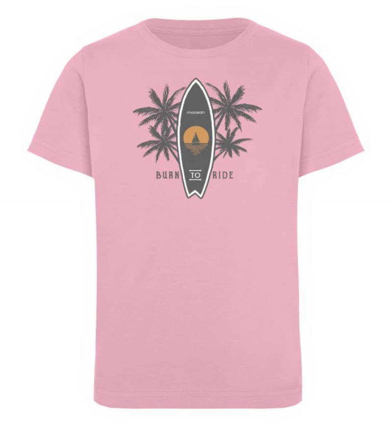 Burn to Ride - Kinder Organic T-Shirt - cotton pink