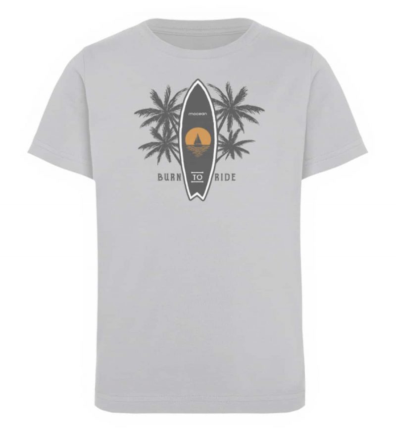 Burn to Ride - Kinder Organic T-Shirt - heather grey