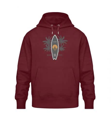 Burn to Ride - Relaxed Bio Hoodie - burgundy