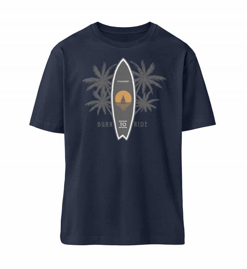 Burn to Ride - Relaxed Bio T-Shirt - french navy