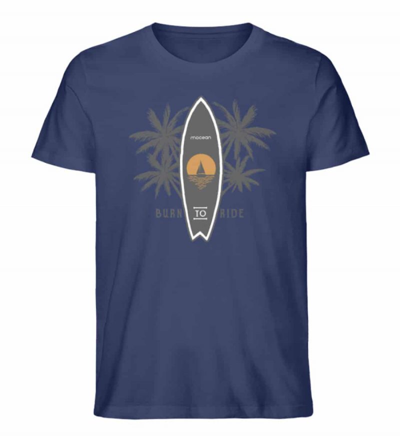 Burn to Ride - Unisex Bio T-Shirt - french navy