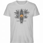 Burn to Ride – Unisex Bio T-Shirt – heather grey
