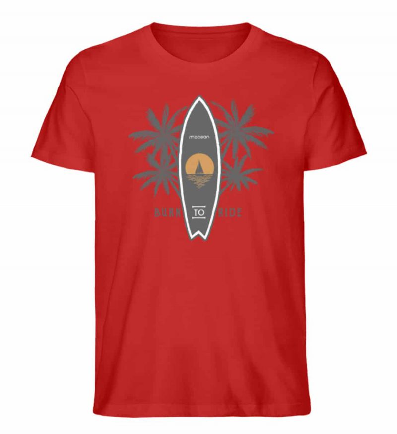 Burn to Ride - Unisex Bio T-Shirt - red
