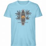 Burn to Ride – Unisex Bio T-Shirt – sky blue