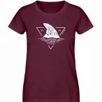 Catch – Damen Premium Bio T-Shirt – burgundy