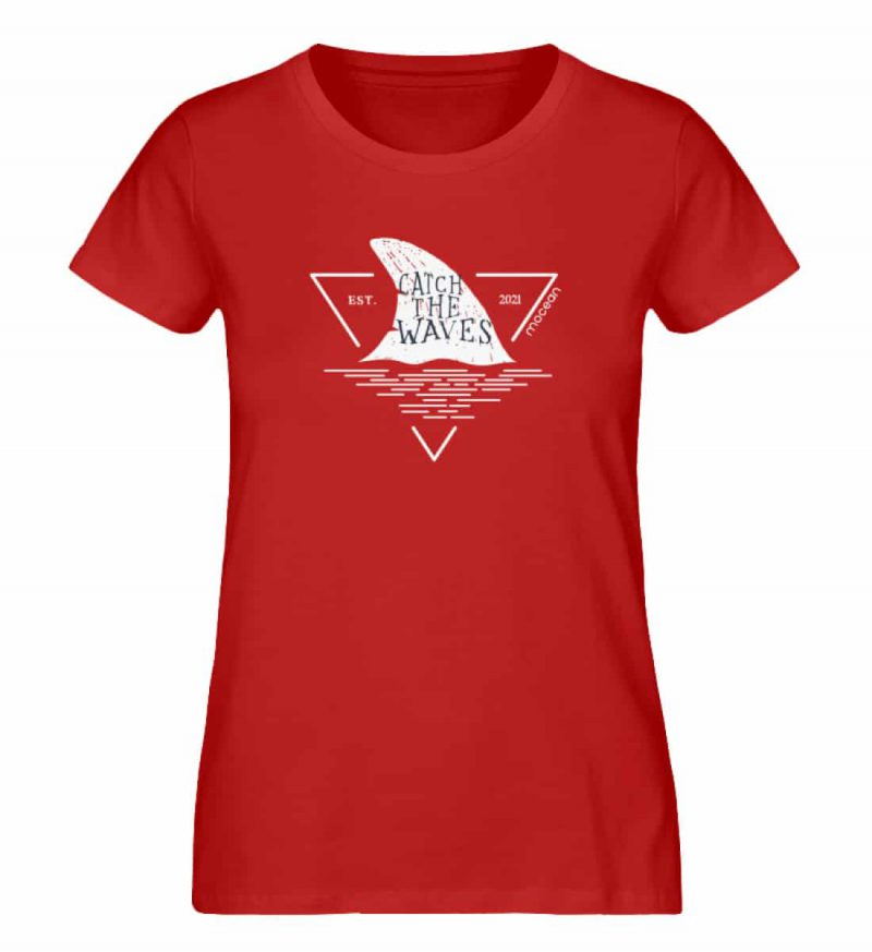 Catch - Damen Premium Bio T-Shirt - red