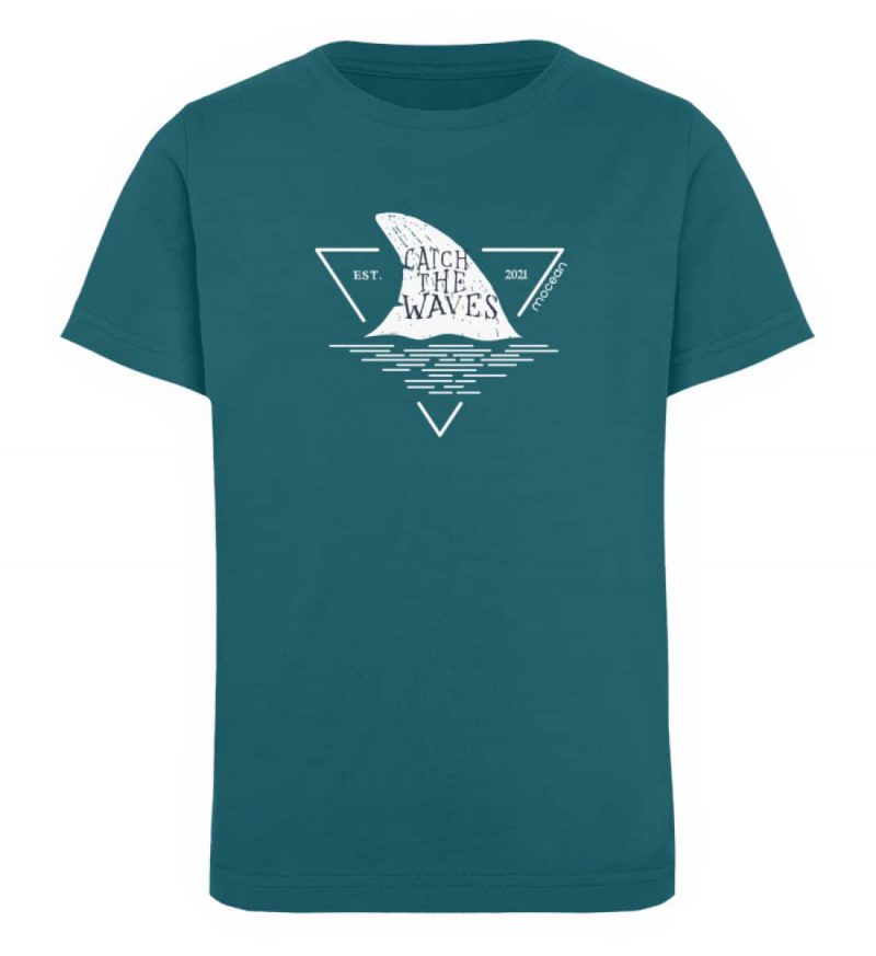 Catch - Kinder Organic T-Shirt - ocean depth