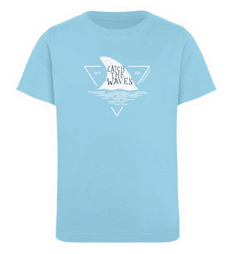 Catch - Kinder Organic T-Shirt - sky blue