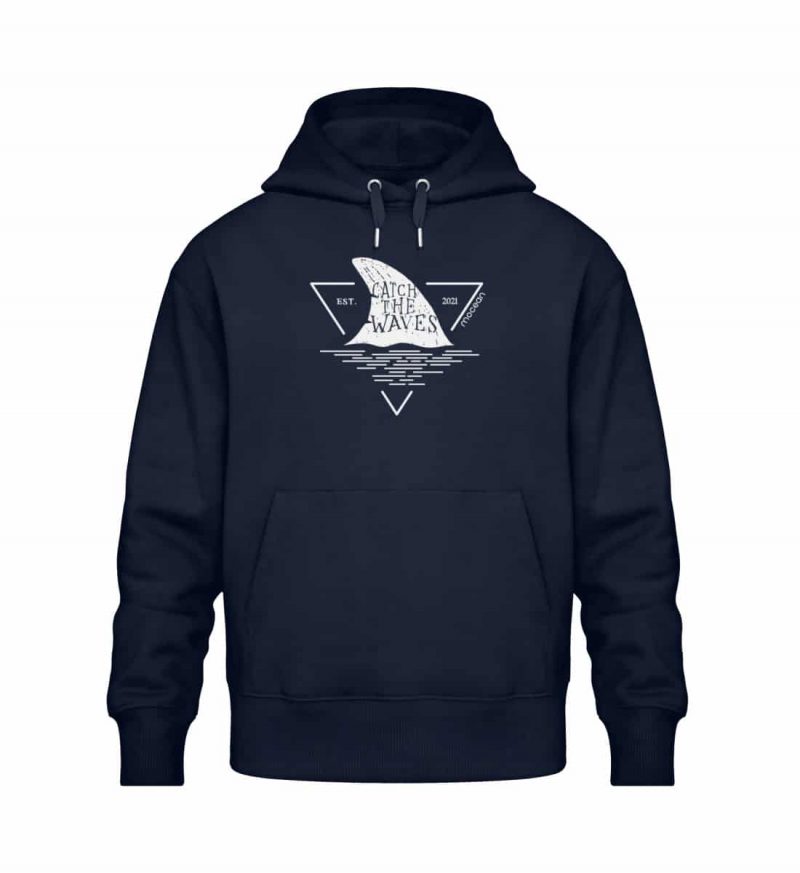 Catch - Relaxed Bio Hoodie - navy