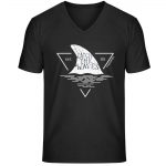 Catch – Unisex Bio V T-Shirt – black