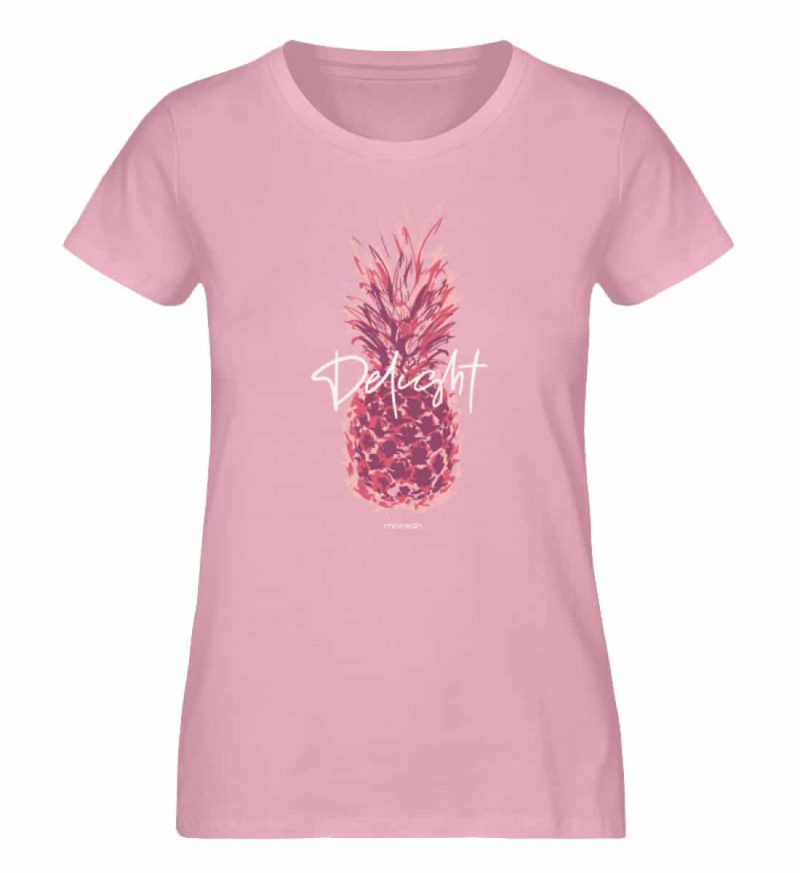Delight - Damen Premium Bio T-Shirt - cotton pink