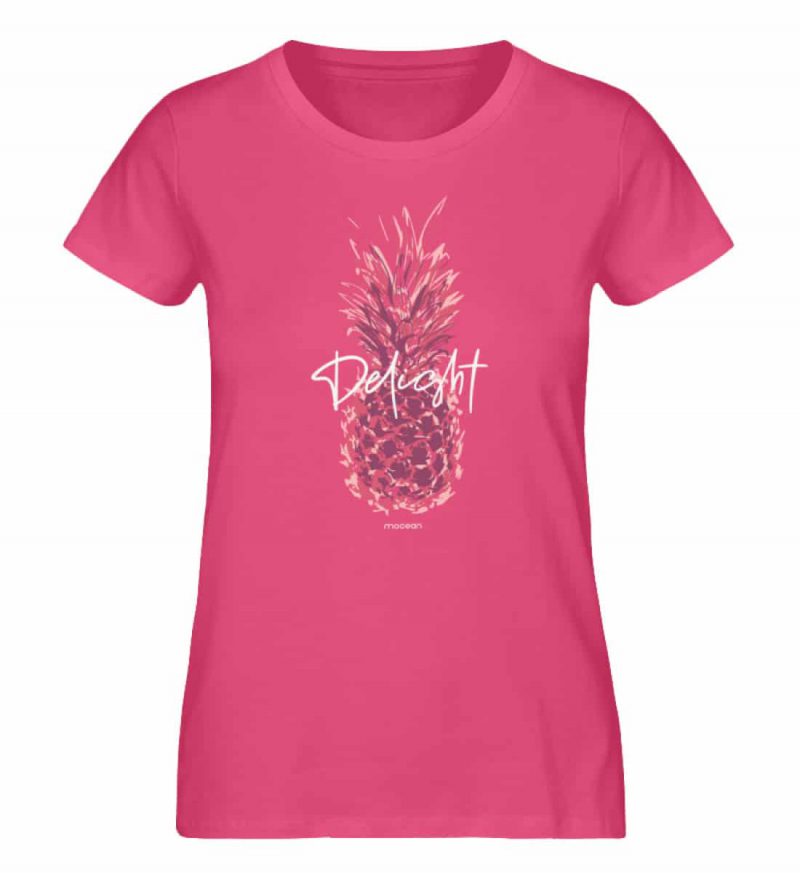 Delight - Damen Premium Bio T-Shirt - pink punch