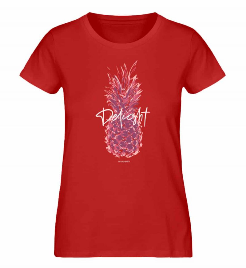 Delight - Damen Premium Bio T-Shirt - red