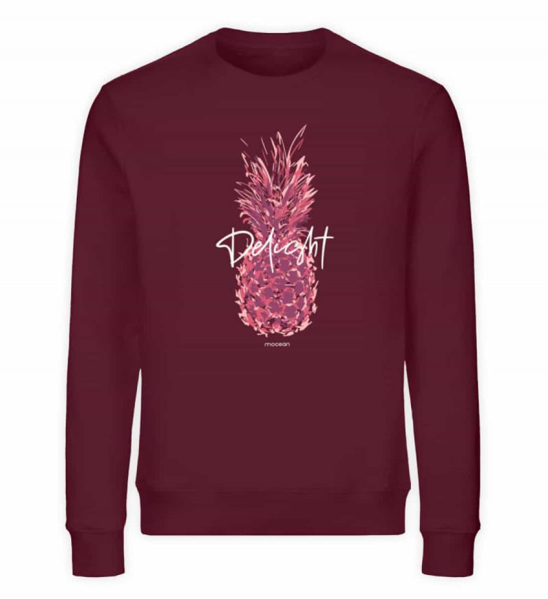 Delight - Unisex Bio Sweater - burgundy