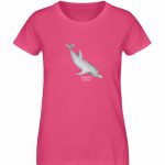 Dolphin – Damen Premium Bio T-Shirt – pink punch