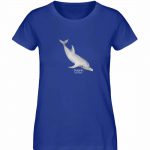 Dolphin – Damen Premium Bio T-Shirt – royal blue