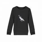 Dolphin – Kinder Bio Sweater – black