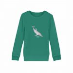 Dolphin – Kinder Bio Sweater – green