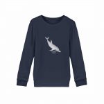Dolphin – Kinder Bio Sweater – navy blue