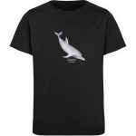 Dolphin – Kinder Organic T-Shirt – black