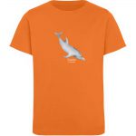 Dolphin – Kinder Organic T-Shirt – bright orange