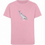 Dolphin – Kinder Organic T-Shirt – cotton pink