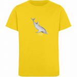 Dolphin – Kinder Organic T-Shirt – golden yellow