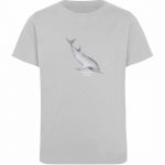 Dolphin – Kinder Organic T-Shirt – heather grey