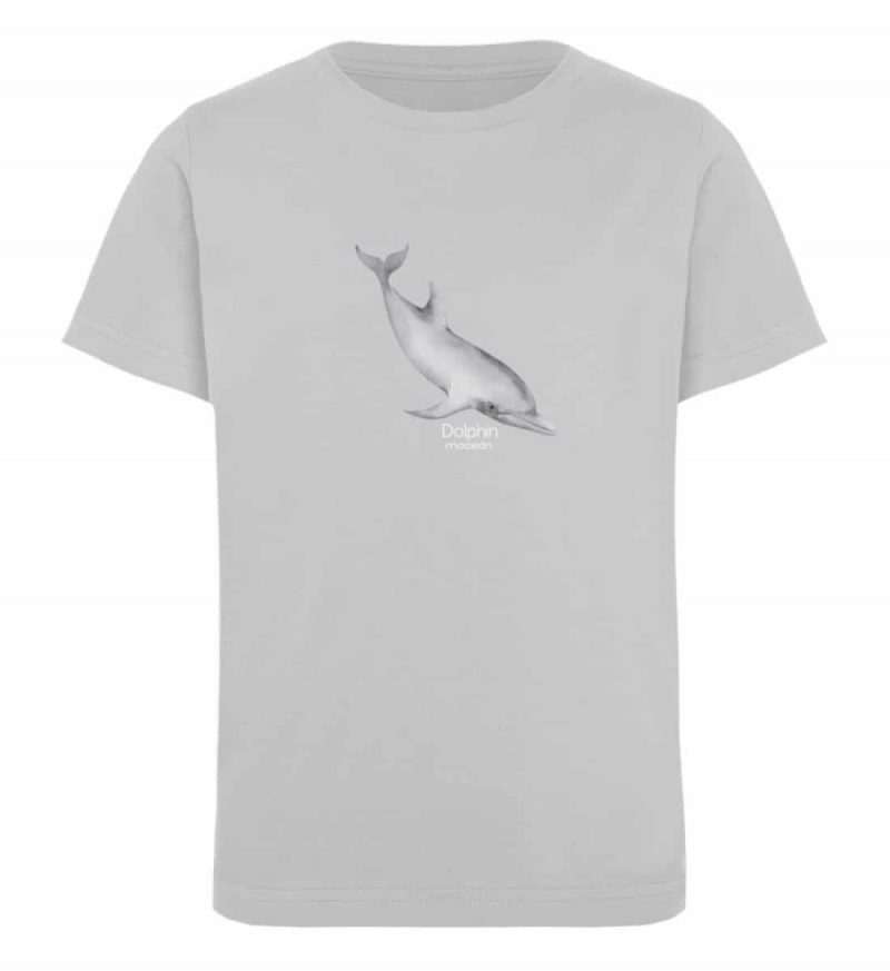 Dolphin - Kinder Organic T-Shirt - heather grey