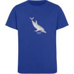 Dolphin – Kinder Organic T-Shirt – royal blue