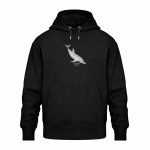 Dolphin – Relaxed Bio Hoodie – black