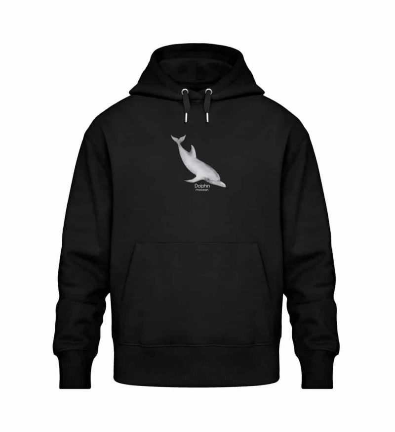 Dolphin - Relaxed Bio Hoodie - black