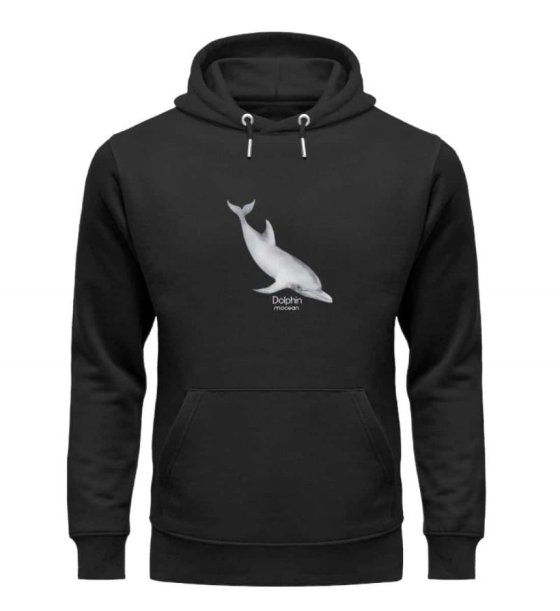 Dolphin - Premium Unisex Bio Hoodie - black