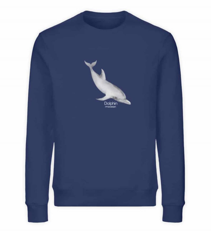Dolphin - Unisex Bio Sweater - navy blue