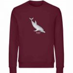 Dolphin – Unisex Bio Sweater – burgundy
