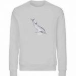 Dolphin – Unisex Bio Sweater – heathergrey