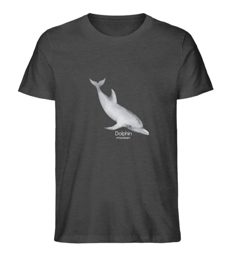 Dolphin - Unisex Bio T-Shirt - dark heather grey
