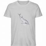 Dolphin – Unisex Bio T-Shirt – heather grey