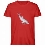 Dolphin – Unisex Bio T-Shirt – red