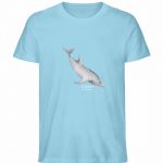 Dolphin – Unisex Bio T-Shirt – sky blue