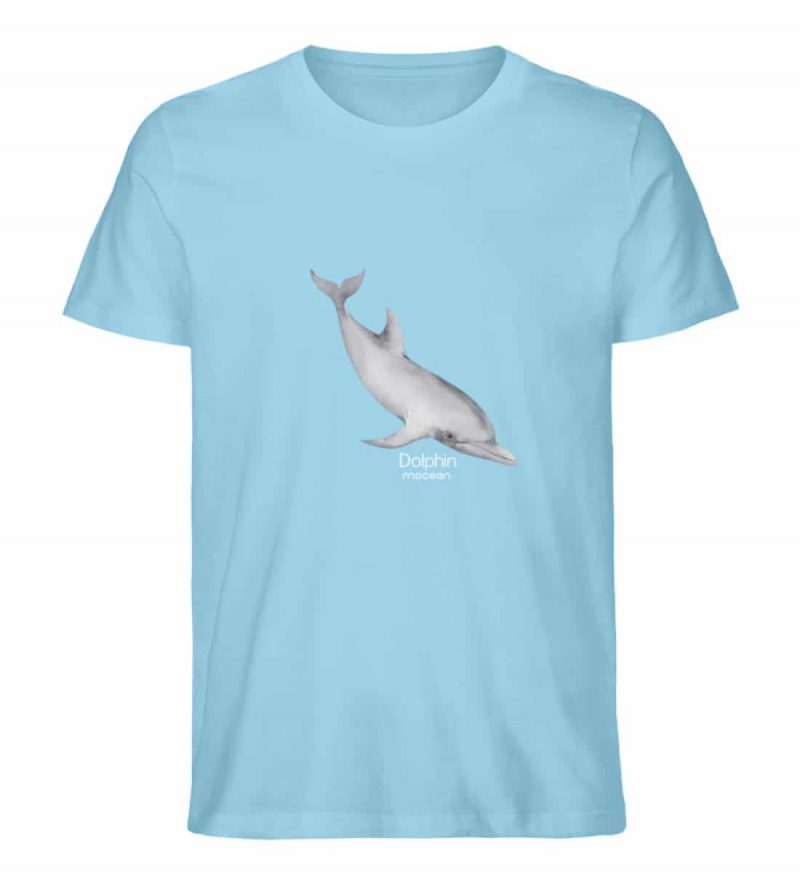Dolphin - Unisex Bio T-Shirt - sky blue