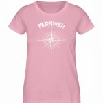 Fernweh – Damen Premium Bio T-Shirt – cotton pink