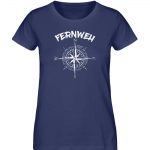 Fernweh – Damen Premium Bio T-Shirt – french navy