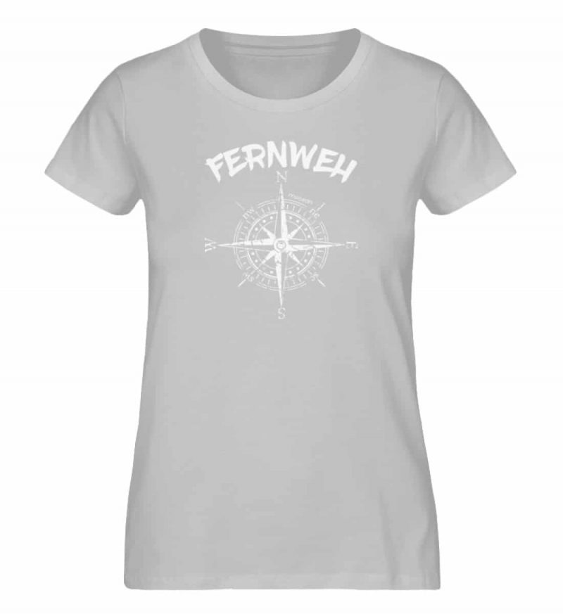 Fernweh - Damen Premium Bio T-Shirt - heather grey