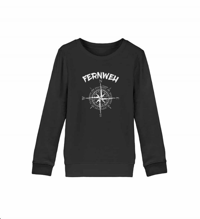 Fernweh - Kinder Bio Sweater - black