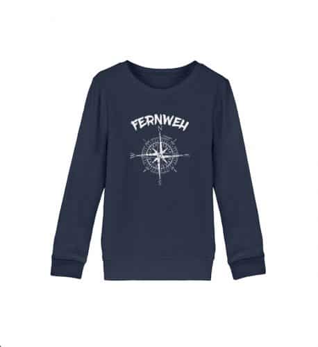 Fernweh - Kinder Bio Sweater - navy